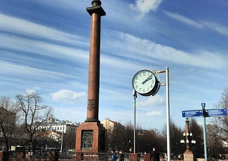 Схема прохода от метро Трубная, Цветной бульвар