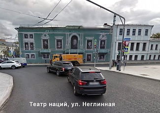 Схема прохода от метро Трубная, Цветной бульвар